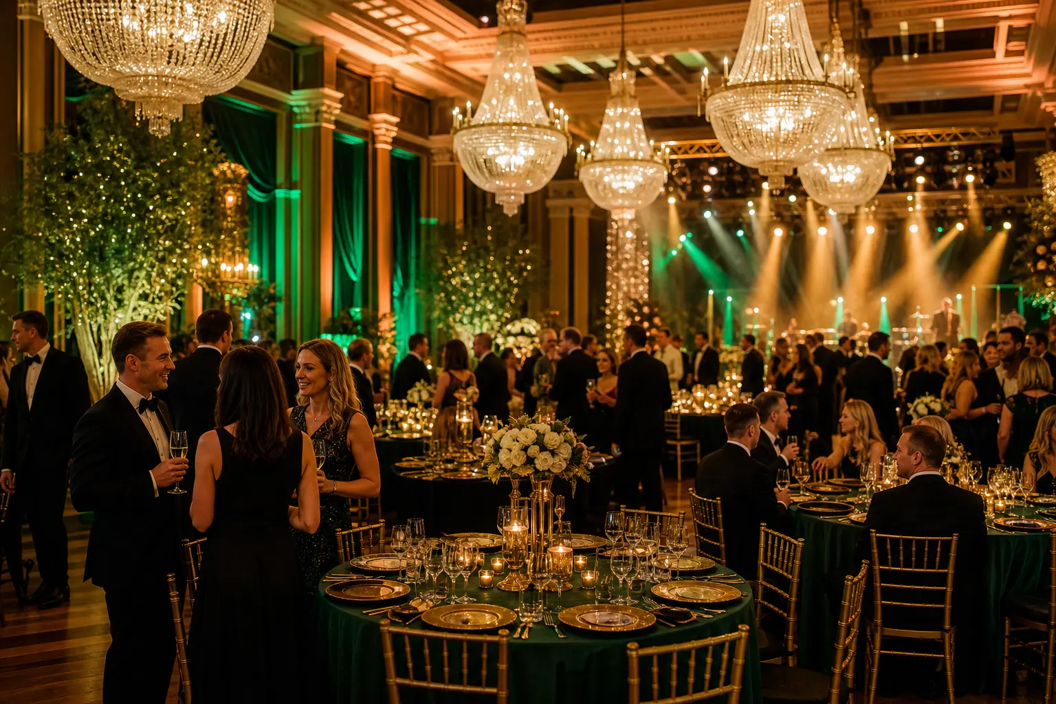 Elegancka gala wieczorna z profesjonalnie przygotowaną strefą rozrywki