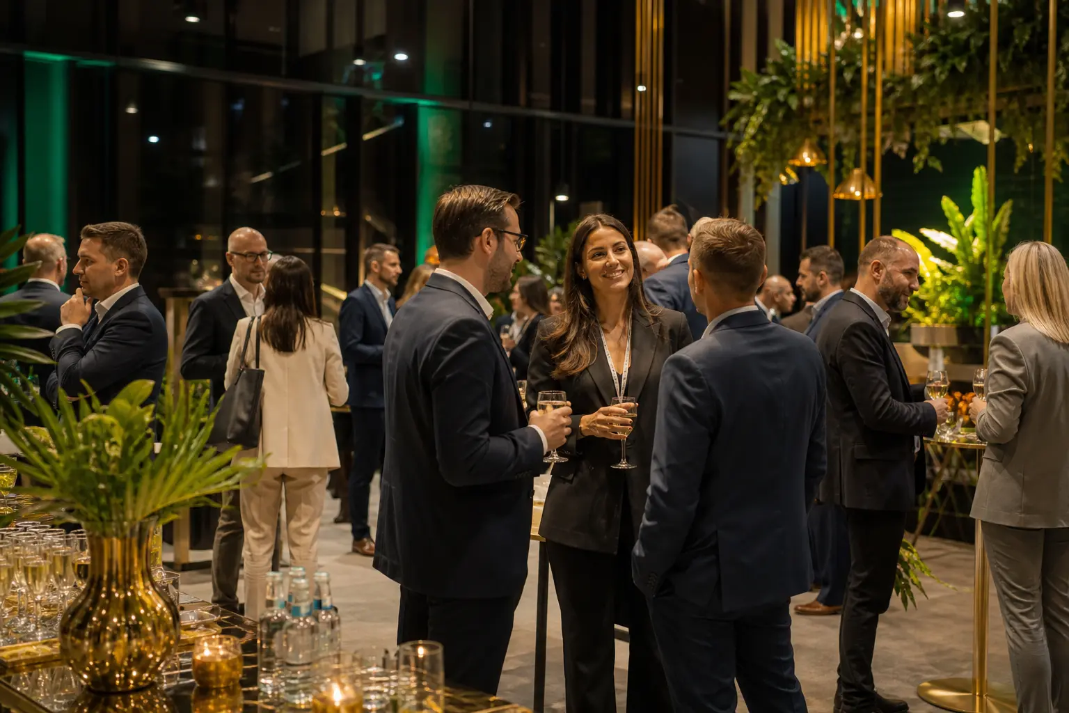 Konferencja biznesowa we Wrocławiu — strefa networkingowa